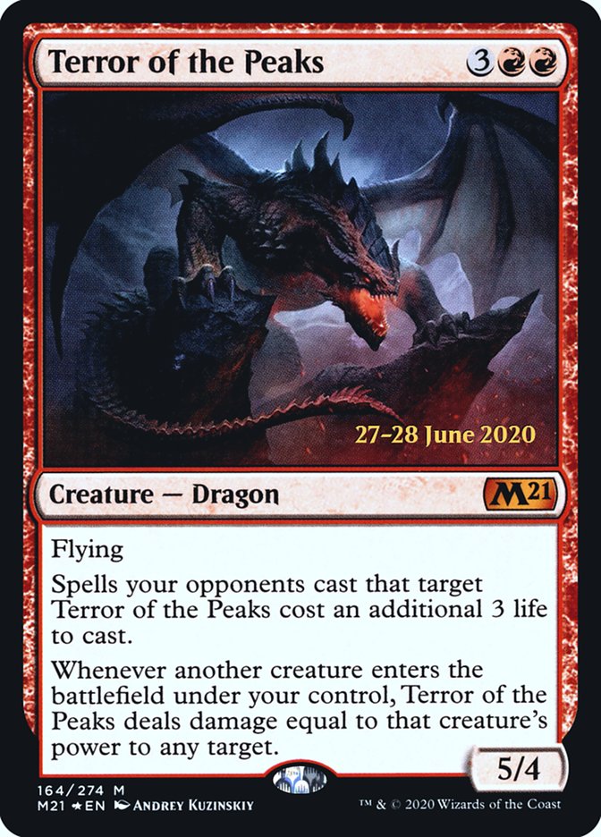 Terror of the Peaks [Core Set 2021 Prerelease Promos] | Odin's Place