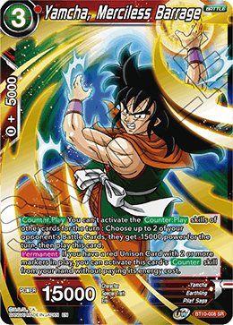 Yamcha, Merciless Barrage (BT10-008) [Cross Spirits] | Odin's Place