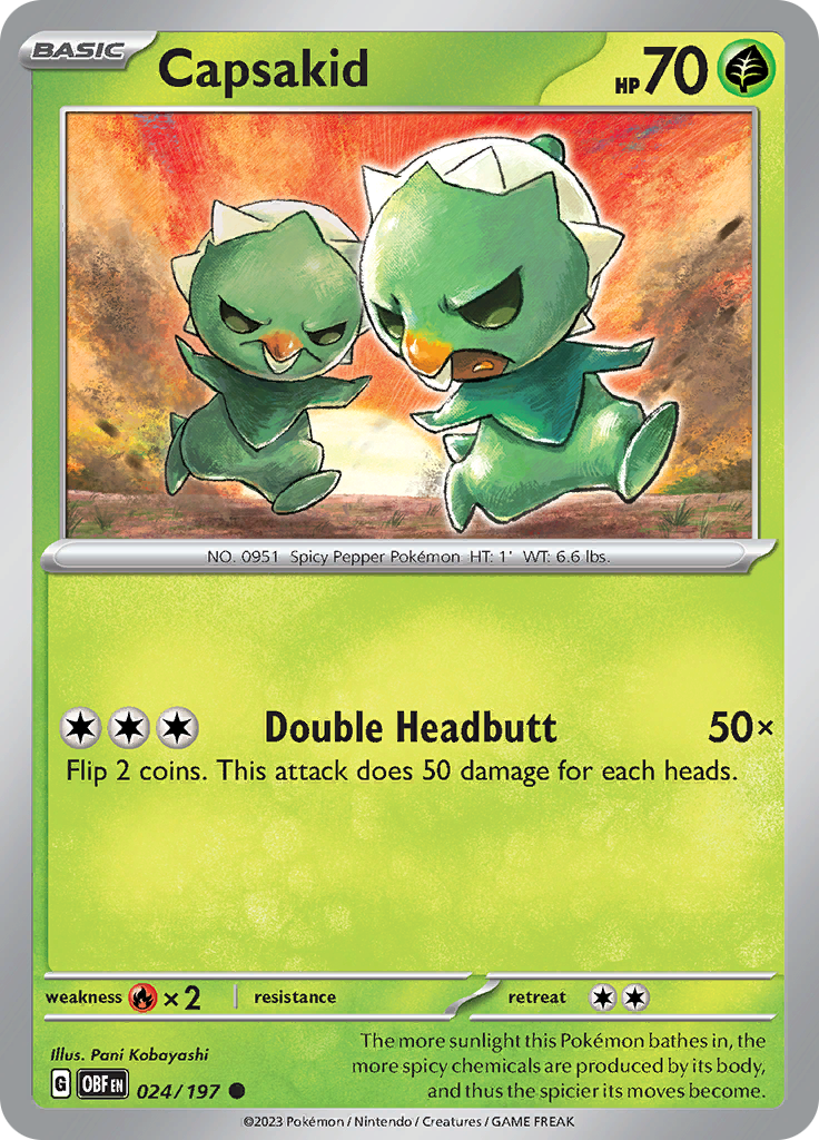 Capsakid (024/197) [Scarlet & Violet: Obsidian Flames] | Odin's Place