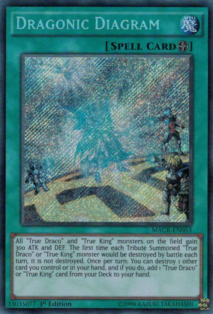 Dragonic Diagram [MACR-EN053] Secret Rare | Odin's Place