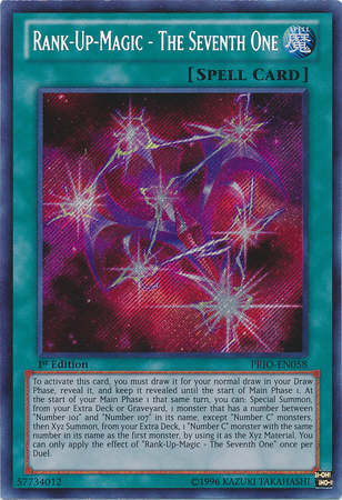 Rank-Up-Magic - The Seventh One [PRIO-EN058] Secret Rare | Odin's Place