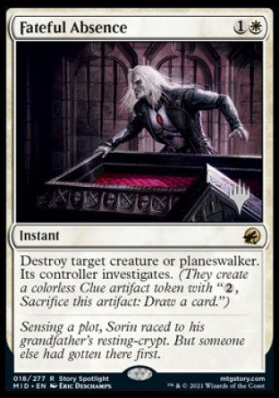 Fateful Absence (Promo Pack) [Innistrad: Midnight Hunt Promos] | Odin's Place