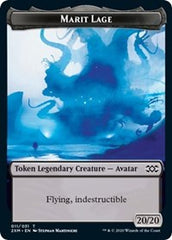 Marit Lage // Saproling Double-Sided Token [Double Masters Tokens] | Odin's Place