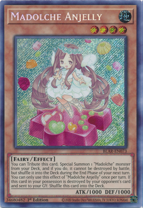 Madolche Anjelly [BLAR-EN073] Secret Rare | Odin's Place