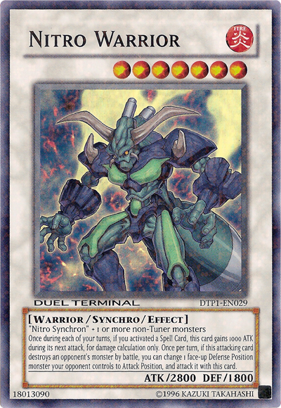 Nitro Warrior [DTP1-EN029] Super Rare | Odin's Place