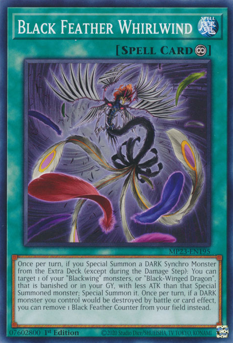 Black Feather Whirlwind [MP23-EN195] Common | Odin's Place