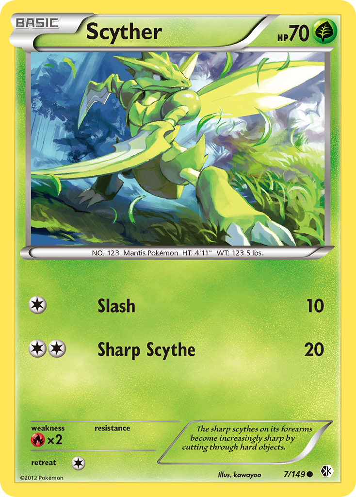 Scyther (7/149) [Black & White: Boundaries Crossed] | Odin's Place