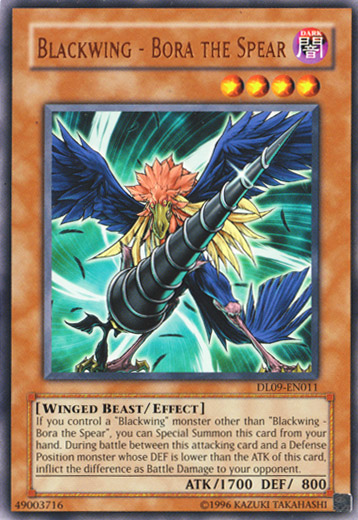 Blackwing - Bora the Spear (Bronze) [DL09-EN011] Rare | Odin's Place