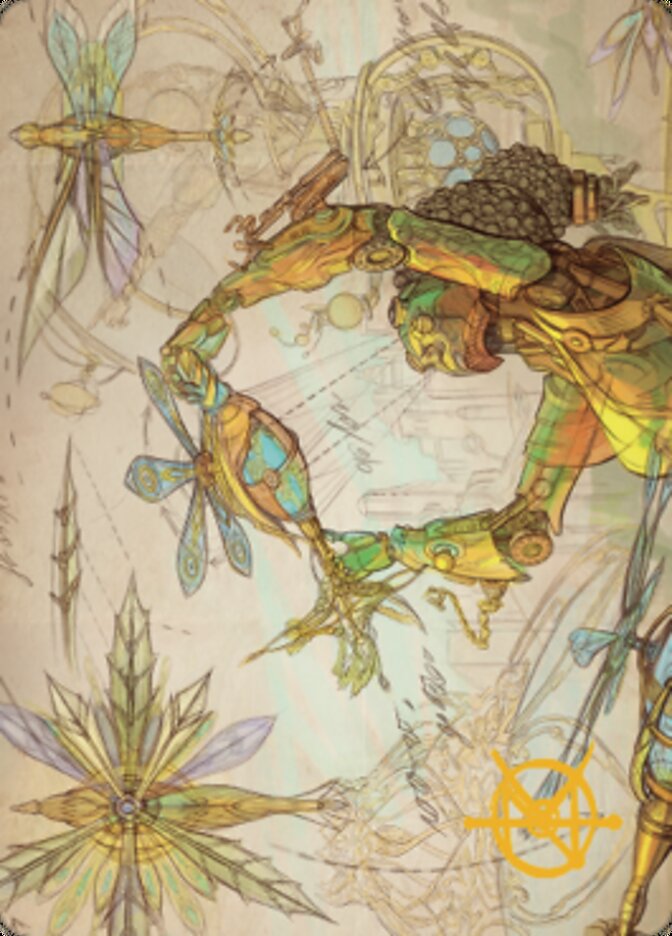 Inspiring Statuary Art Card (Gold-Stamped Signature) [The Brothers' War Art Series] | Odin's Place