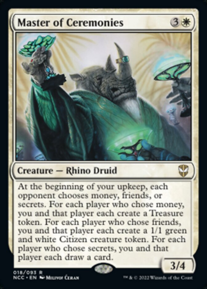 Master of Ceremonies [Streets of New Capenna Commander] | Odin's Place