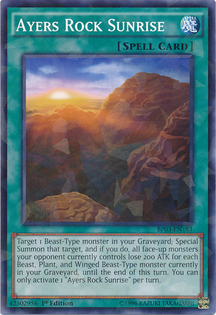 Ayers Rock Sunrise [BP03-EN183] Shatterfoil Rare | Odin's Place
