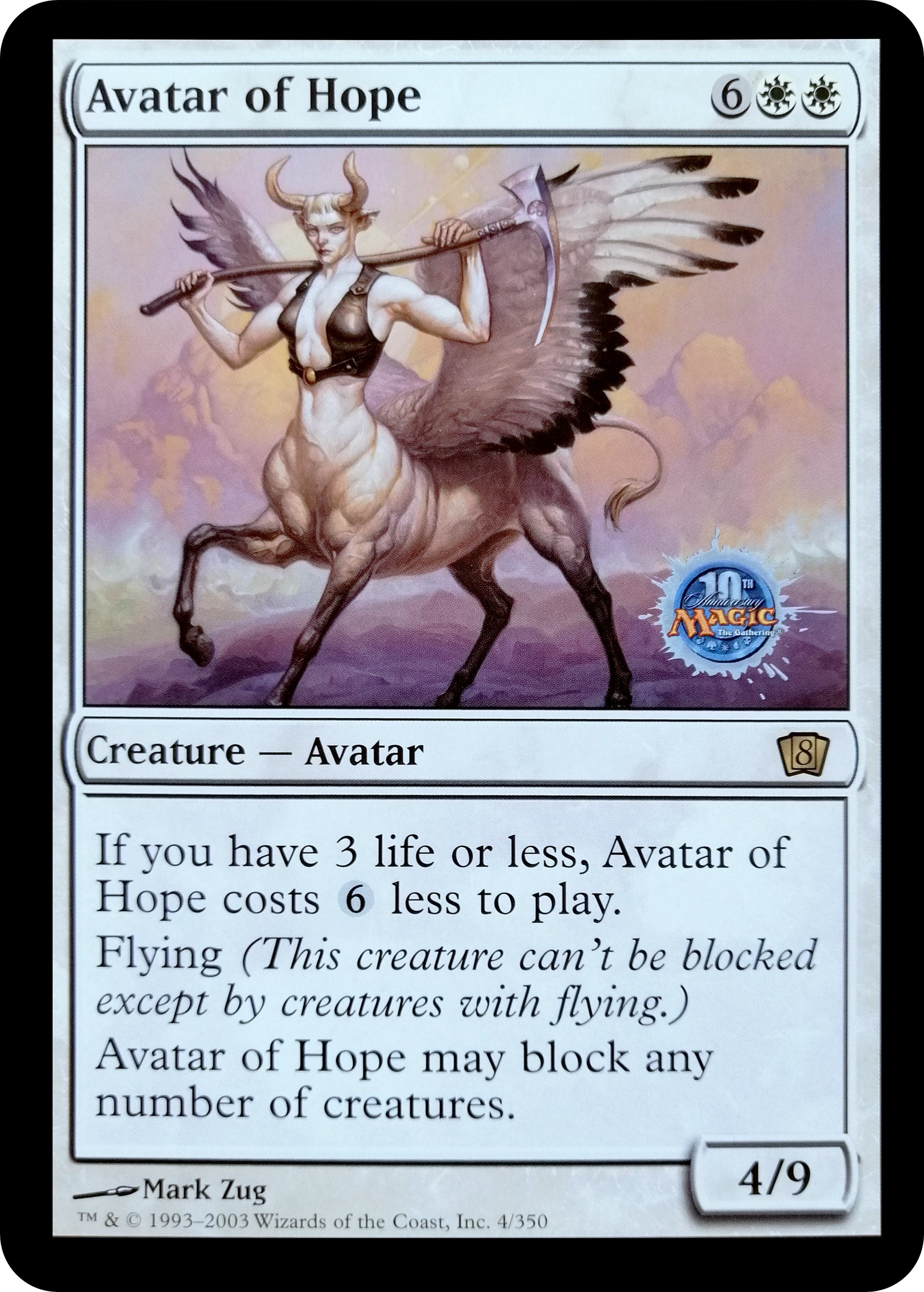 Avatar of Hope (Oversized) (Grand Prix Bangkok 2003) [Eighth Edition] | Odin's Place