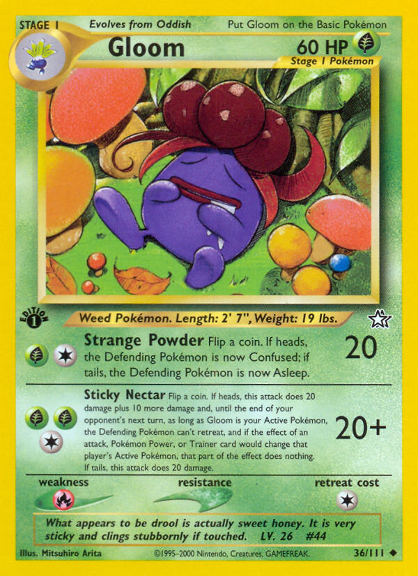 Gloom (36/111) [Neo Genesis 1st Edition] | Odin's Place