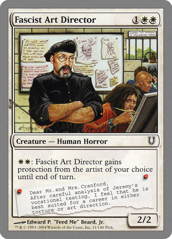 Fascist Art Director (11) [Unhinged] | Odin's Place
