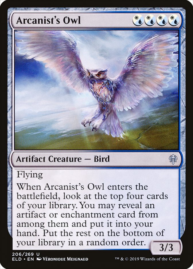 Arcanist's Owl [Throne of Eldraine] | Odin's Place