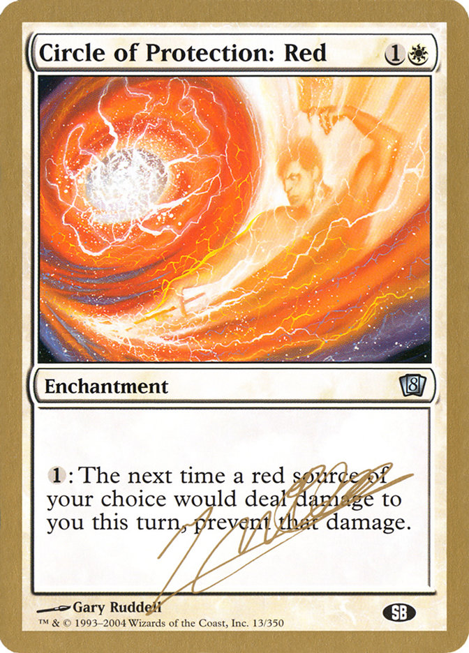Circle of Protection: Red (Julien Nuijten) (SB) [World Championship Decks 2004] | Odin's Place