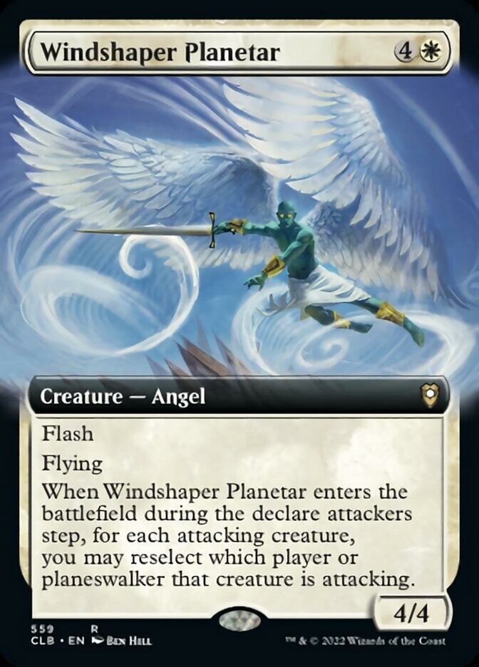 Windshaper Planetar (Extended Art) [Commander Legends: Battle for Baldur's Gate] | Odin's Place