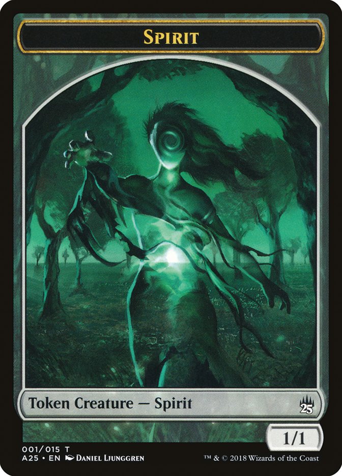 Spirit Token (001/015) [Masters 25 Tokens] | Odin's Place