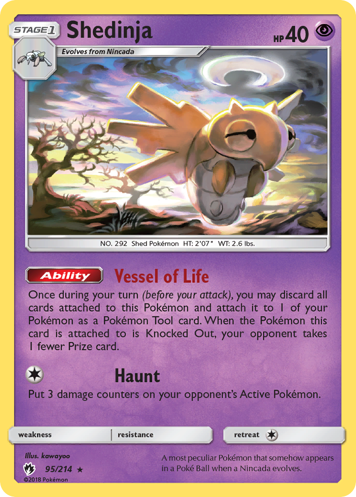 Shedinja (95/214) [Sun & Moon: Lost Thunder] | Odin's Place