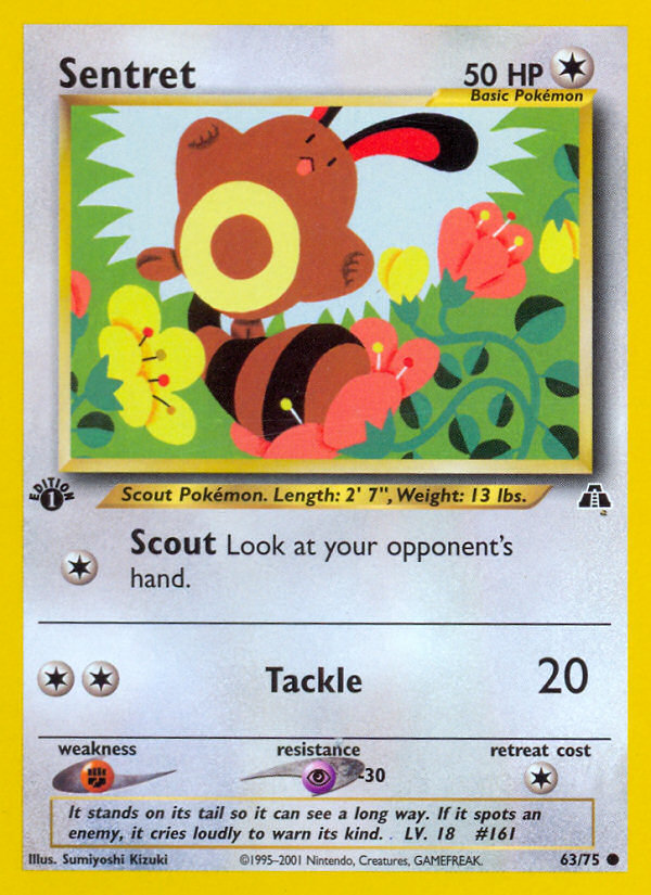 Sentret (63/75) [Neo Discovery 1st Edition] | Odin's Place