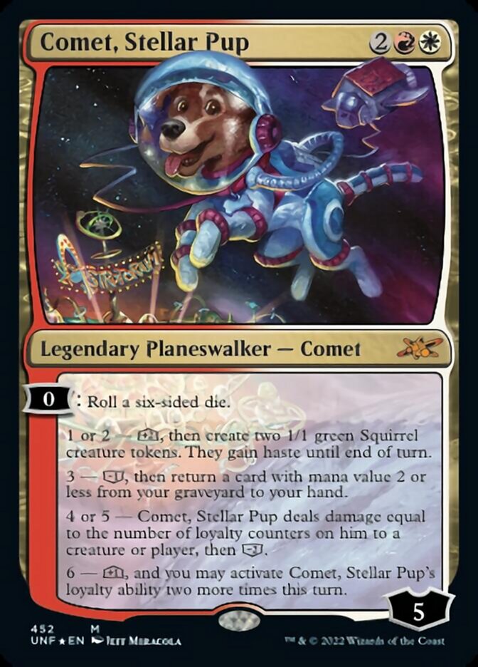 Comet, Stellar Pup (Galaxy Foil) [Unfinity] | Odin's Place