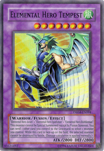 Elemental Hero Tempest [DR04-EN094] Super Rare | Odin's Place