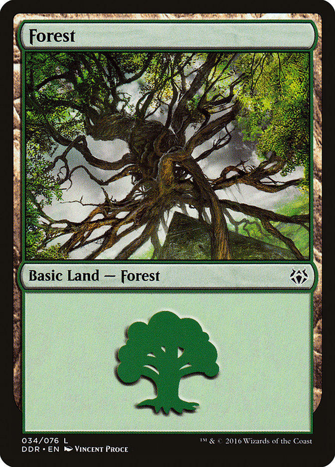 Forest (34) [Duel Decks: Nissa vs. Ob Nixilis] | Odin's Place