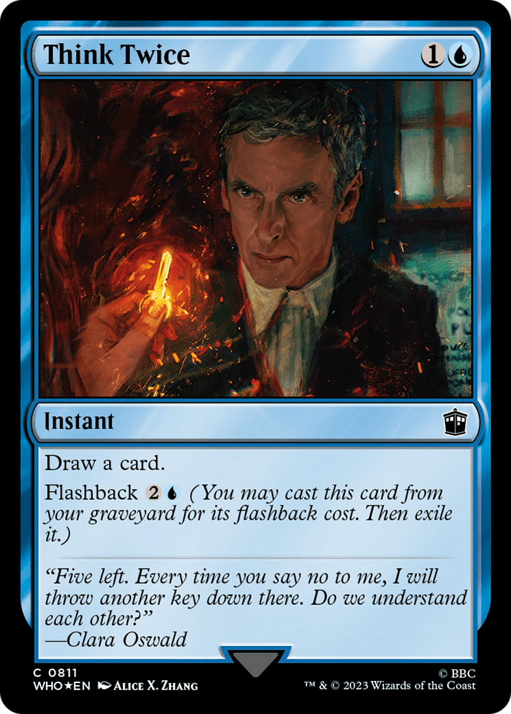 Think Twice (Surge Foil) [Doctor Who] | Odin's Place