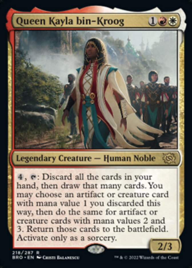 Queen Kayla bin-Kroog [The Brothers' War] | Odin's Place