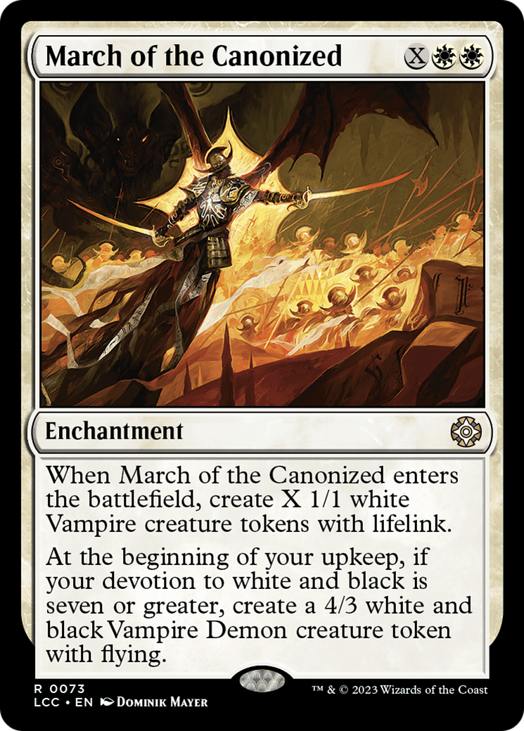 March of the Canonized [The Lost Caverns of Ixalan Commander] | Odin's Place