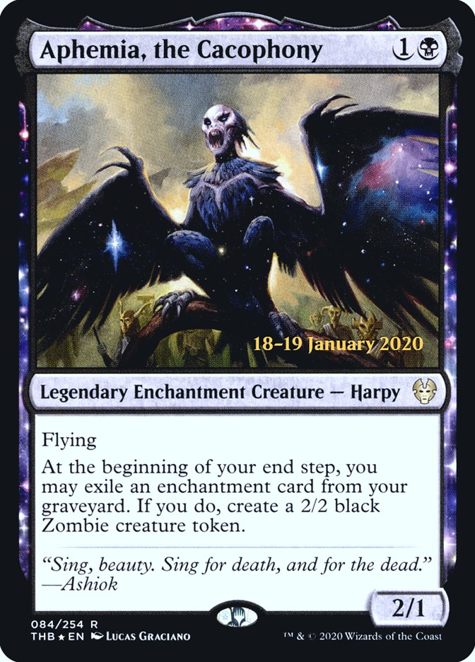 Aphemia, the Cacophony [Theros Beyond Death Prerelease Promos] | Odin's Place