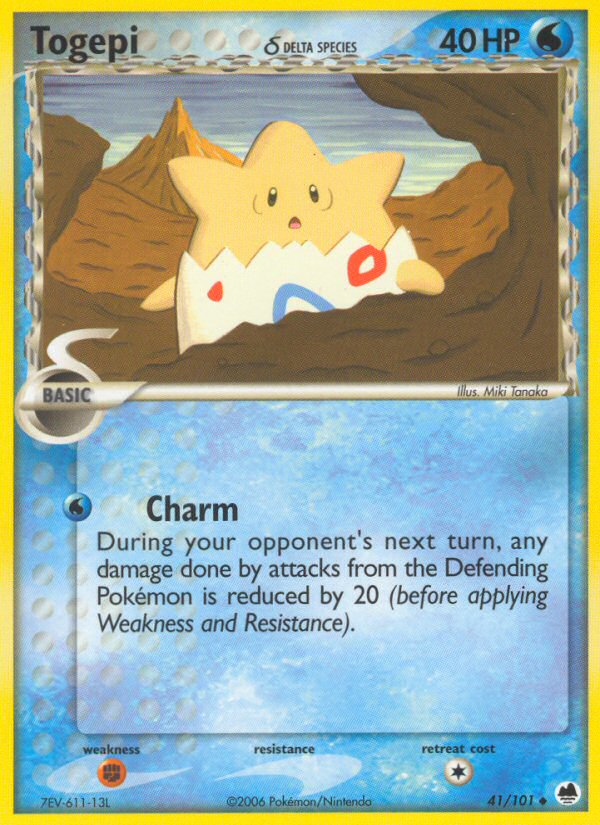 Togepi (41/101) (Delta Species) [EX: Dragon Frontiers] | Odin's Place