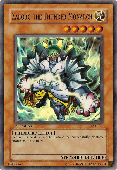 Zaborg the Thunder Monarch [AST-023] Super Rare | Odin's Place