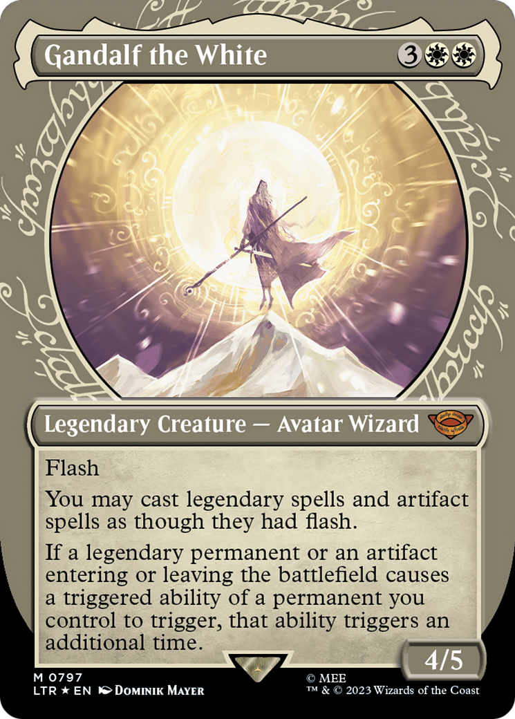 Gandalf the White (Showcase) (Surge Foil) [The Lord of the Rings: Tales of Middle-Earth] | Odin's Place