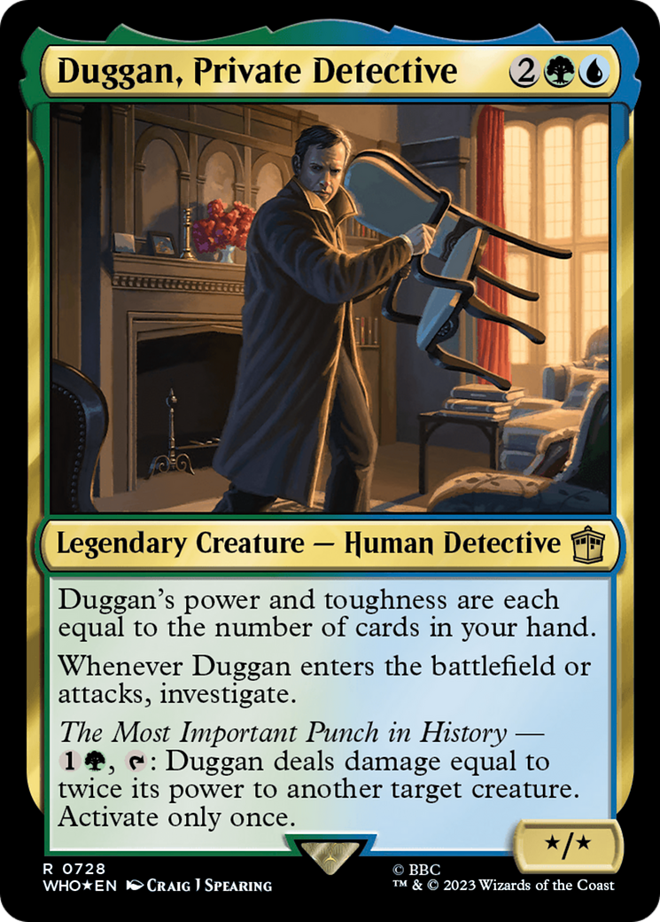 Duggan, Private Detective (Surge Foil) [Doctor Who] | Odin's Place