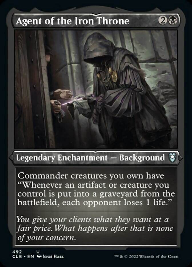 Agent of the Iron Throne (Foil Etched) [Commander Legends: Battle for Baldur's Gate] | Odin's Place