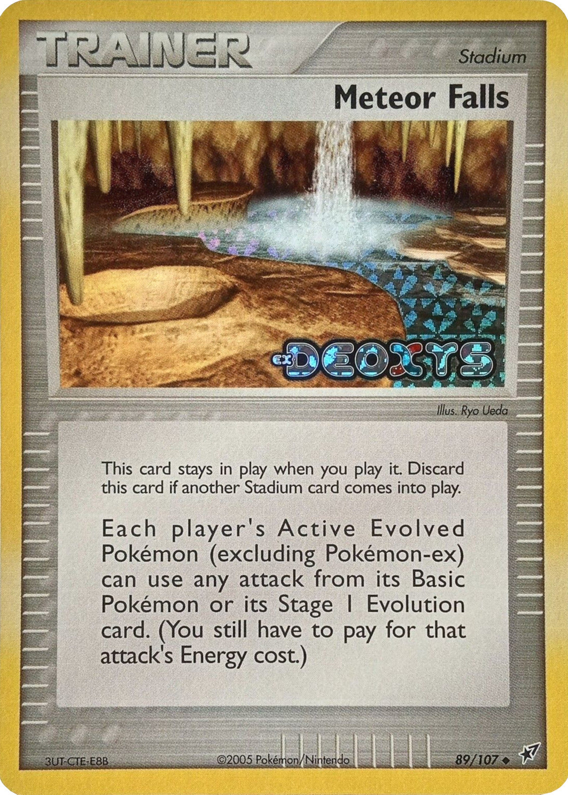 Meteor Falls (89/107) (Stamped) [EX: Deoxys] | Odin's Place