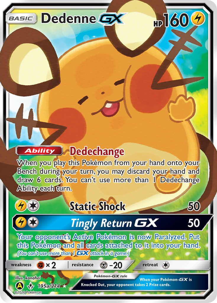 Dedenne GX (195a/214) [Alternate Art Promos] | Odin's Place