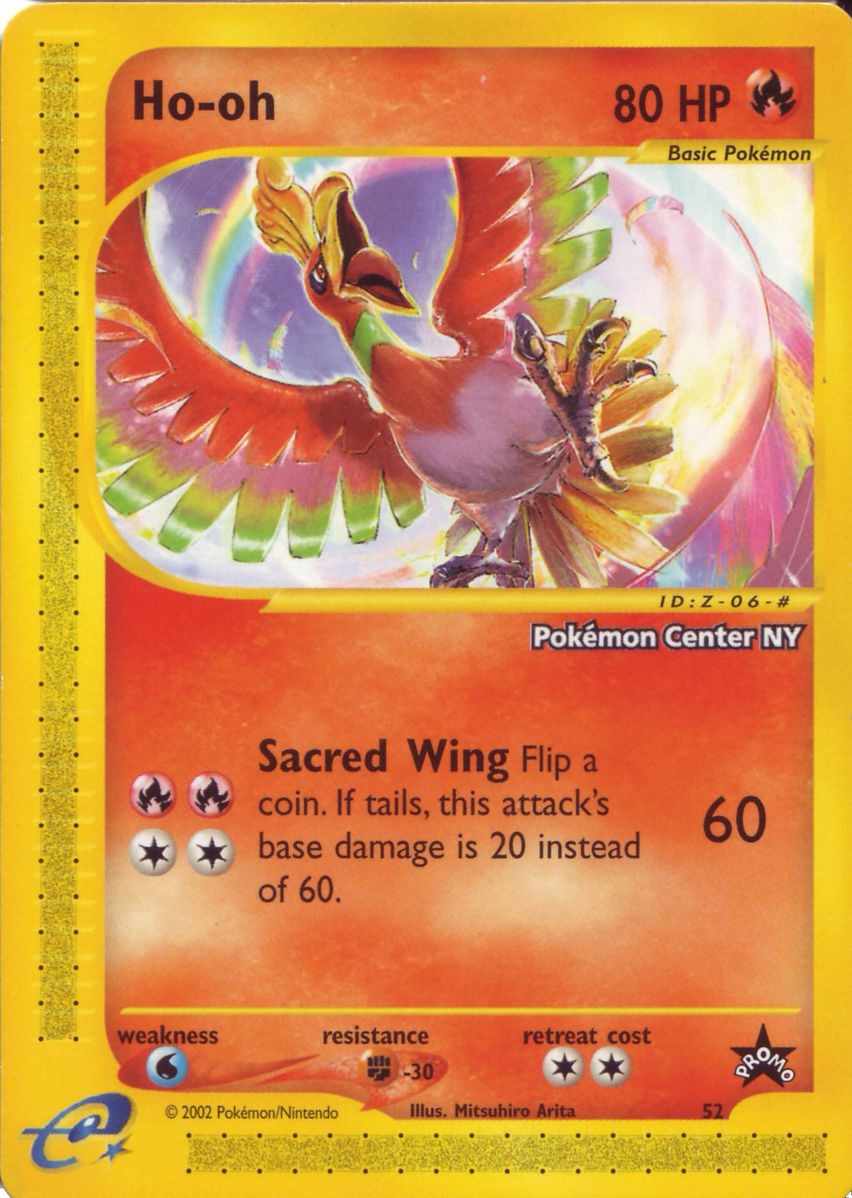 Ho-oh (52) (Pokemon Center NY Promo) [Wizards of the Coast: Black Star Promos] | Odin's Place