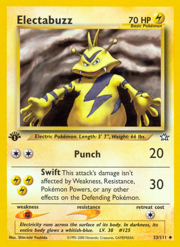 Electabuzz (33/111) [Neo Genesis 1st Edition] | Odin's Place