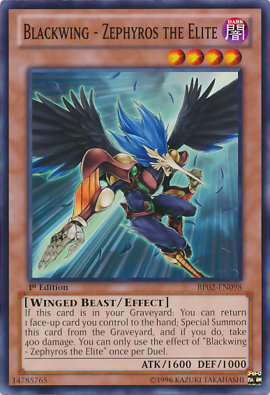 Blackwing - Zephyros the Elite [BP02-EN098] Common | Odin's Place