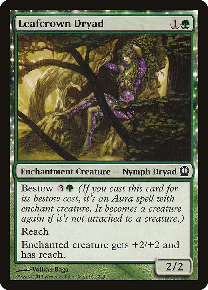 Leafcrown Dryad (161) [Theros] | Odin's Place