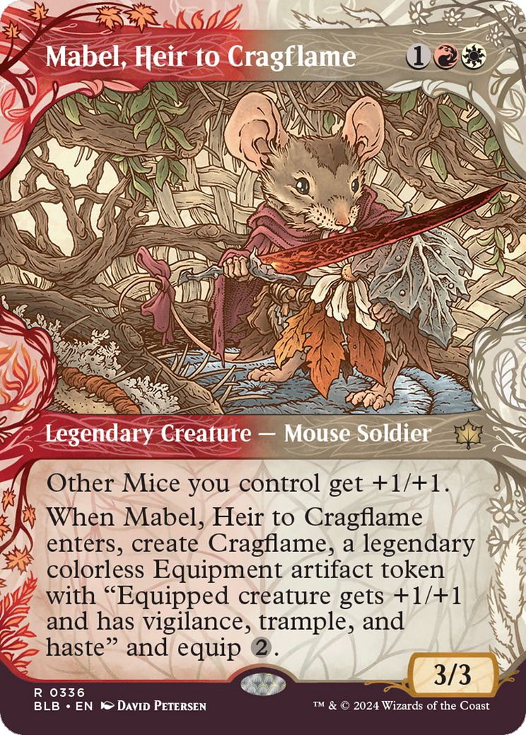 Mabel, Heir to Cragflame (Showcase) [Bloomburrow] | Odin's Place