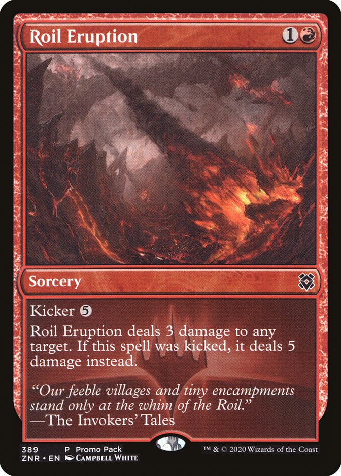 Roil Eruption (Promo Pack) [Zendikar Rising Promos] | Odin's Place