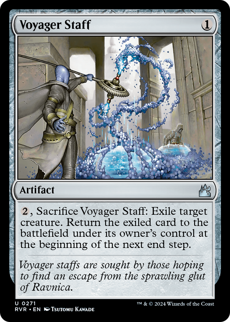 Voyager Staff [Ravnica Remastered] | Odin's Place
