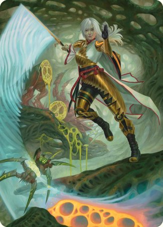 The Eternal Wanderer Art Card [Phyrexia: All Will Be One Art Series] | Odin's Place