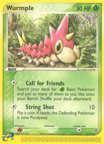 Wurmple (81/97) [EX: Dragon] | Odin's Place