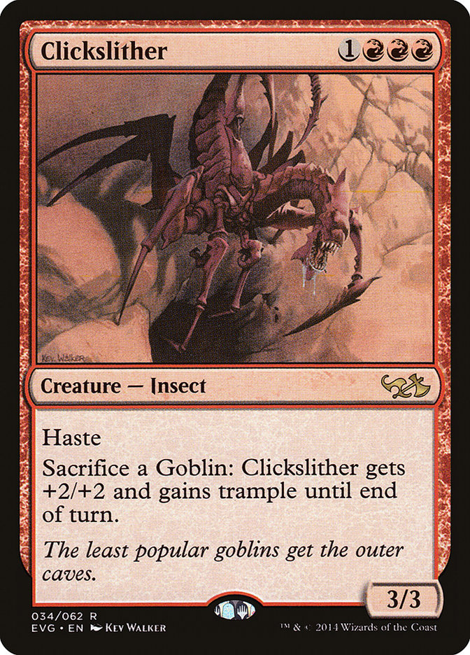Clickslither (34) (Elves vs. Goblins) [Duel Decks Anthology] | Odin's Place