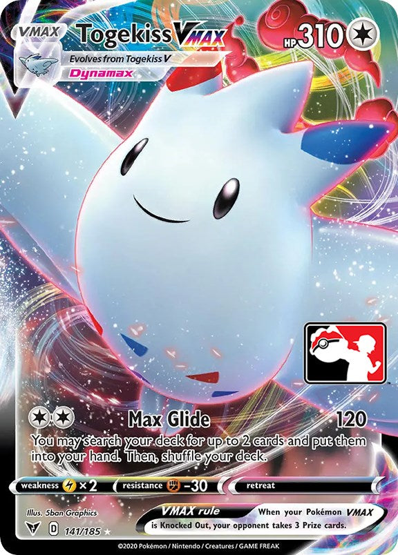 Togekiss VMAX (141/185) [Prize Pack Series One] | Odin's Place