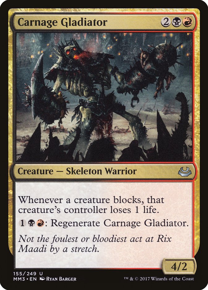 Carnage Gladiator (155) [Modern Masters 2017] | Odin's Place